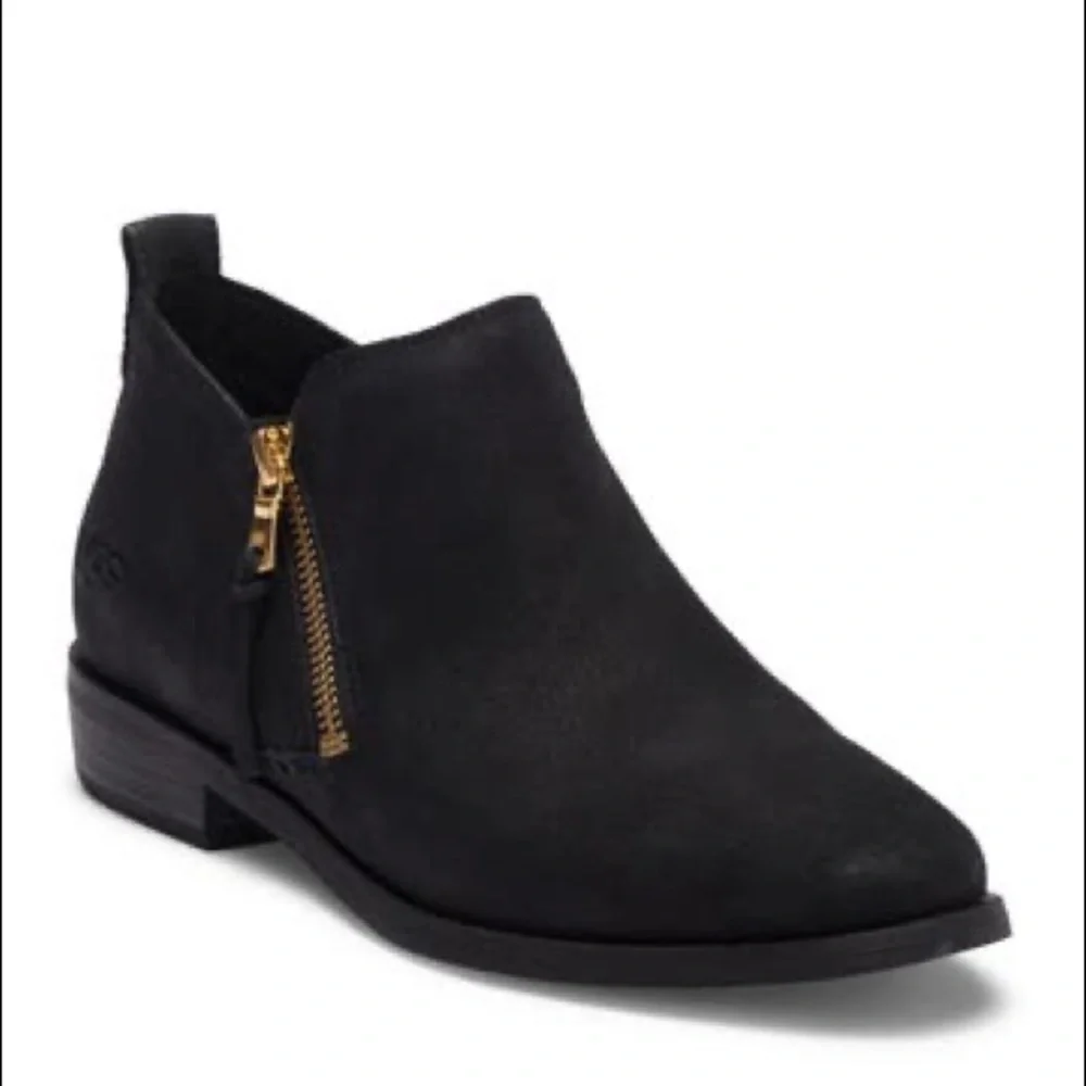 UGG Glee Leather Ankle Boots 7 - Picture 2 of 10